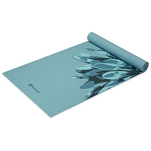 Gaiam Yoga Mat Classic Print Non Slip 4mm