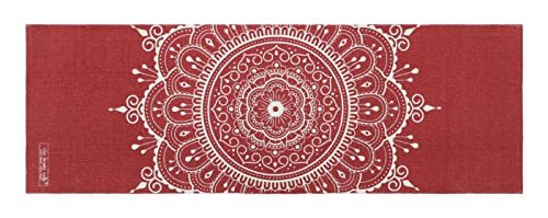 The Home Talk Cotton Yoga Mat With Organic Carry Strap.