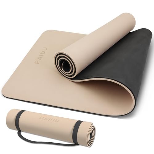 PAIDU Yoga Mat Non Slip Anti-tear,extra thick-2/5 inch...