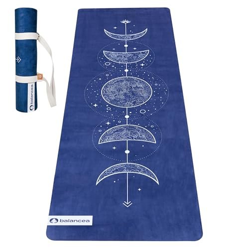 Yoga Mat With Strap 5mm Non Slip Suede TPE