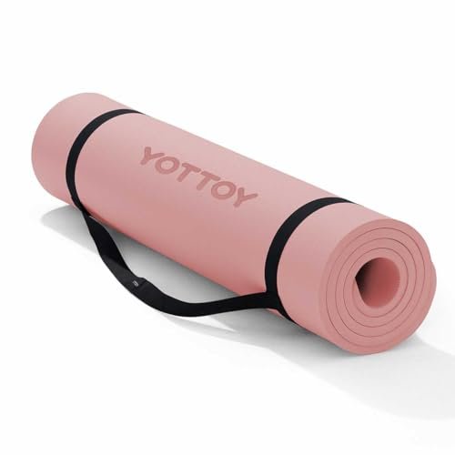 YOTTOY Yoga Mat，Extra Thick Yoga Mat (1/2inch),Professional...
