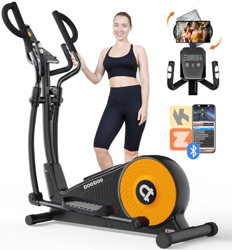 pooboo Elliptical Machine, Elliptical Exercise Machine with...