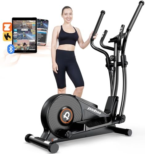 pooboo Elliptical Machine, Elliptical Exercise Machine with...