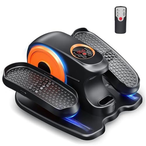 GUGTTR Under Desk Elliptical Machine, 2-in-1 Electric Leg...