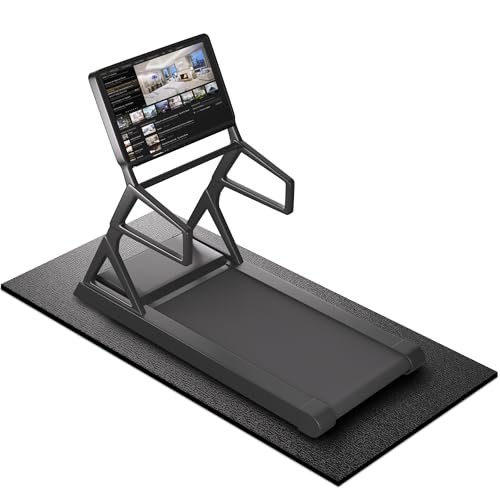 Treadmill Mat, 7'x3'/6'x3'/6'x2.5'/5.6'x2'/4'x2', 6mm Thick...