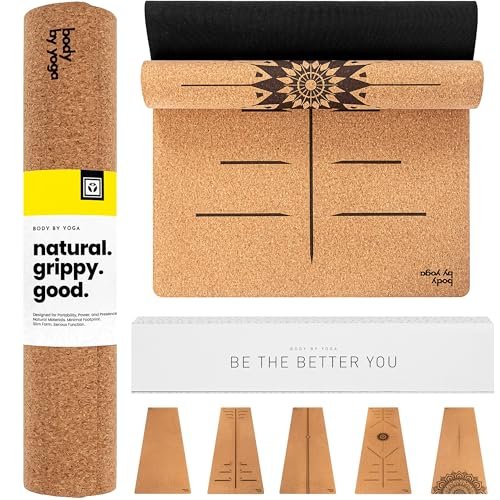 Luxury Cork Yoga Mat - Non Slip, Extra Thick Grip.