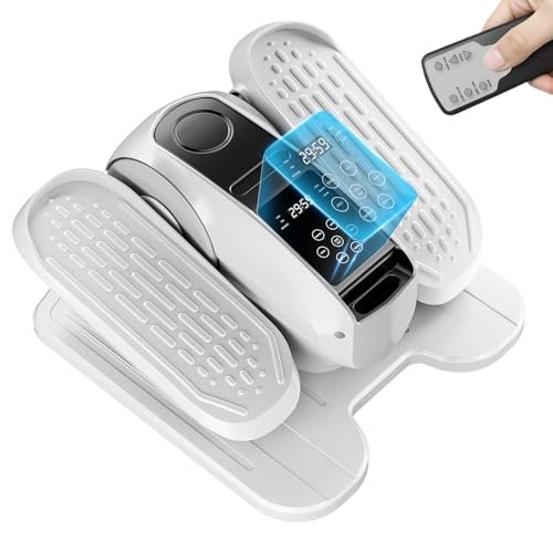 Under Desk Elliptical Exercise Machine, Mini Elliptical Leg...