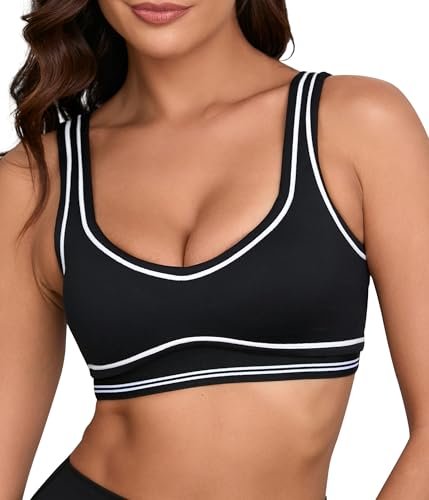 Move With You Womens Sweetheart Padded Sports Bra