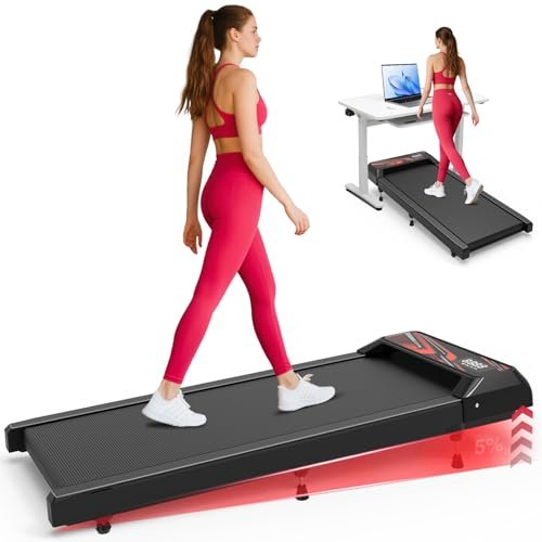2.5HP Walking Mat with Incline pad,Under Desk Treadmill,...