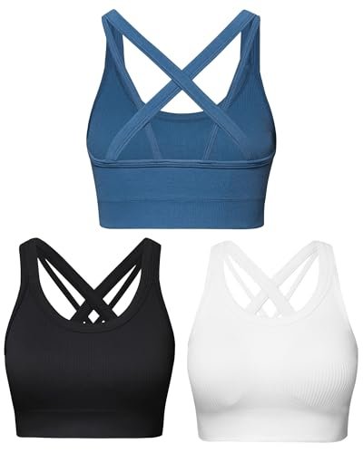 Sports Bras for Women HIigh Support, Criss-Cross High...