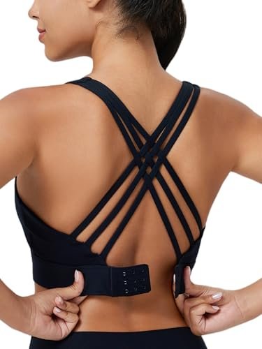 High Impact Sports Bra for Women High Support Molded Cups