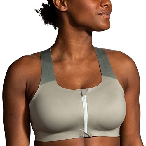 Brooks Women's Zip 2.0 Sports Bra for Running Workouts...