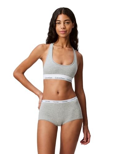 Calvin Klein Modern Cotton Unlined Wireless Bralette, Grey...