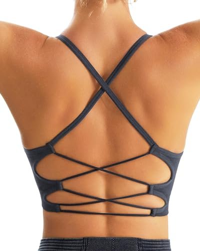 RUNNING GIRL Sports Bras for Women,Sexy Crisscross Back...