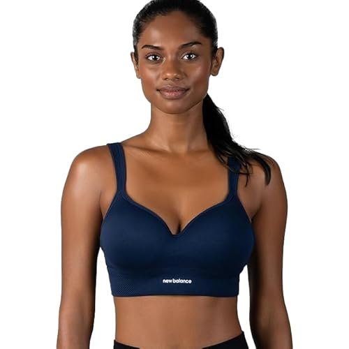 New Balance Women's Sports Bra with Molded Cups, High...
