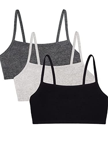 Fruit of The Loom Womens Spaghetti Strap Cotton Sports Bras.