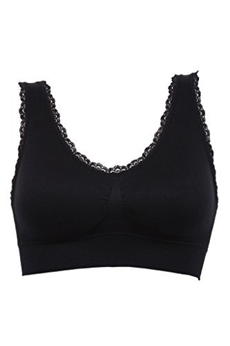 Women's Leisure Sports Sleep Bra Comfort Seamless Stretchy...