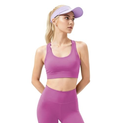 gyprprer Women's 100% Merino Wool Sports Bra,Wireless...