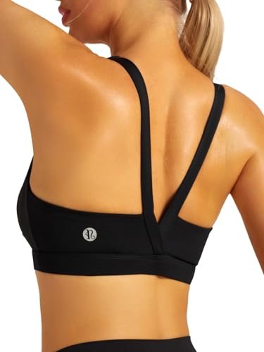 RUNNING GIRL Sports Bras for Women, Medium Support Molded...