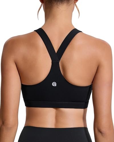 RUNNING GIRL Sports Bras for Women, Molded High Impact...