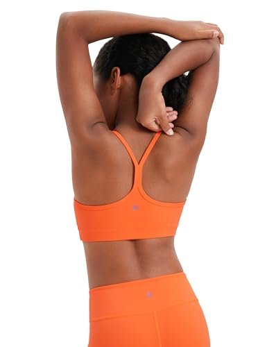 CRZ YOGA Girls Butterluxe Y Back Sports Bra Padded Crop