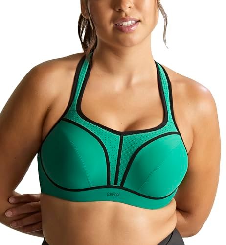 Panache Power Underwire Sports Bra (5021),40DD,Green -...