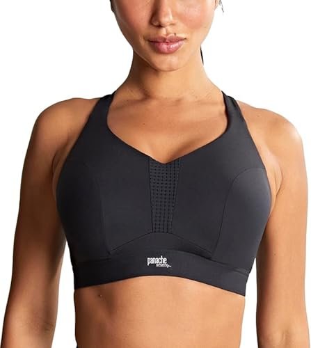 Panache Endurance Wired Sports Bra | Black High Impact...