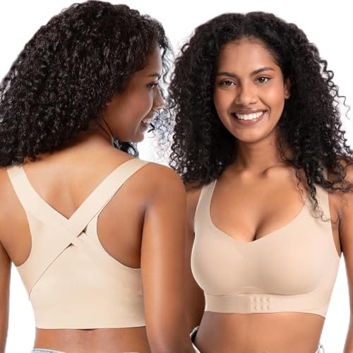 Posture Bra for Women Wireless Push Up Full Coverage Support