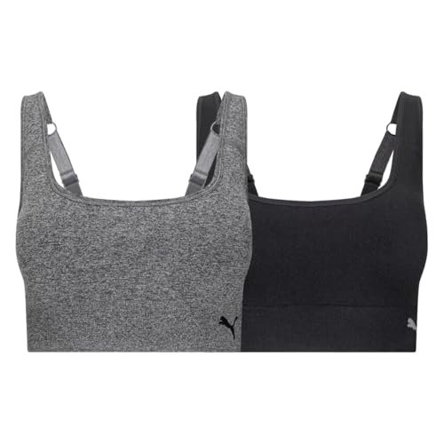 PUMA Women’s Sports Bra Pack Sports Bras with Stretch.