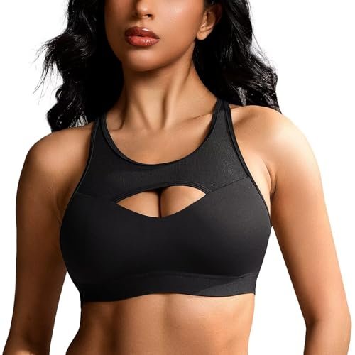 Wingslove Women's Push Up Sports Bra Sexy Crisscross Back...