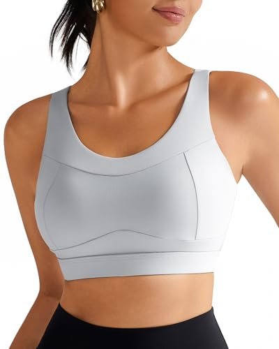 RUNNING GIRL High Impact Sports Bras for Women Racerback...