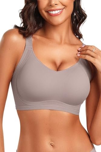 Vertvie Women's Seamless Wireless Push Up Bras Everyday...