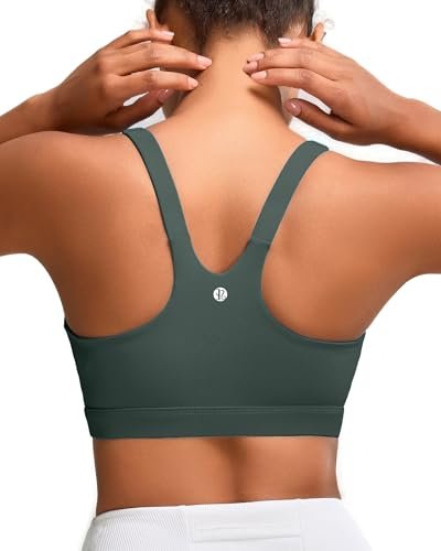 RUNNING GIRL Sports Bras for Women,Molded Cup High Impact...