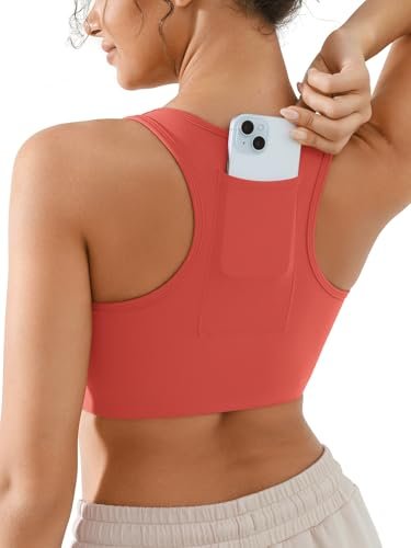 BRXL High Support Front Closure Phone Pocket Sports Bra