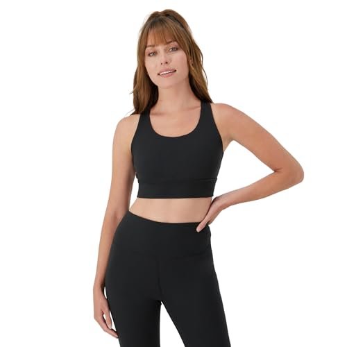 Hanes Sports Bra, Racerback Women, Stretch Pullover Crop Top