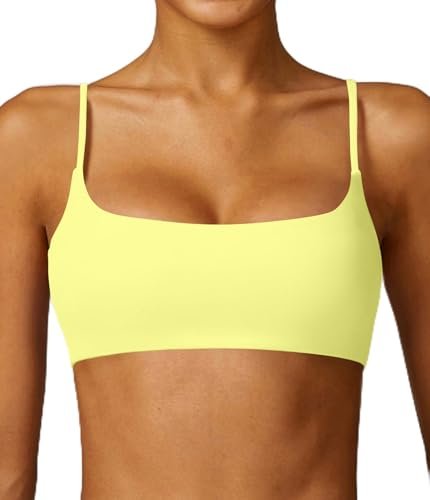 Comper Women's Sports Bra with Thin Straps for Workouts
