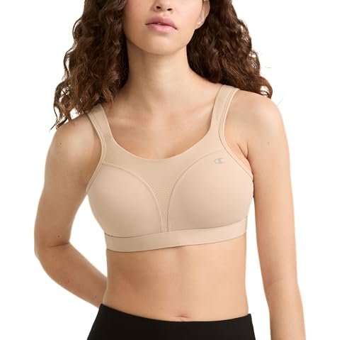Champion womens Full Support Sports Bra, Nude, 36DD US