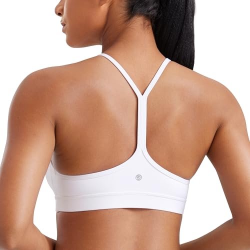 CRZ YOGA Butterluxe Y Back Sports Bras for Women.