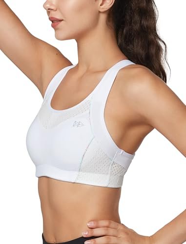 Yvette Sports Bras for Women High Impact Support Running...