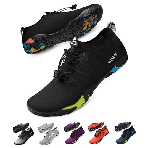 SIMARI Water Shoes for Women Men - Quick-Dry Aqua Socks