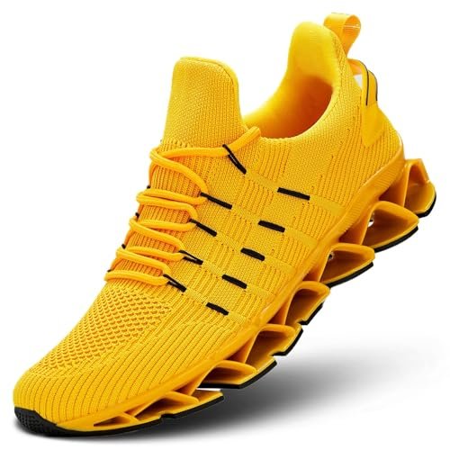 Mens Slip on Walking Running Shoes Blade Tennis Casual...
