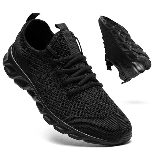 WCIDFY Womens Mens Running Tennis Shoes Unisex Slip On...