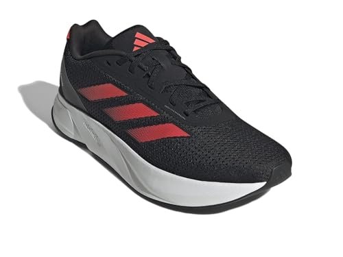 Adidas Men's Duramo SL, Black/Solar Red/Grey, 11