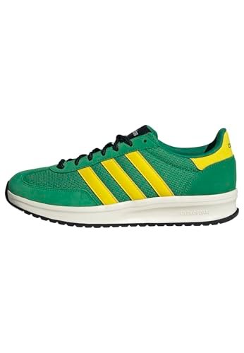 Adidas Men's Run 70s 2.0, Green/Yellow/Off White, 9