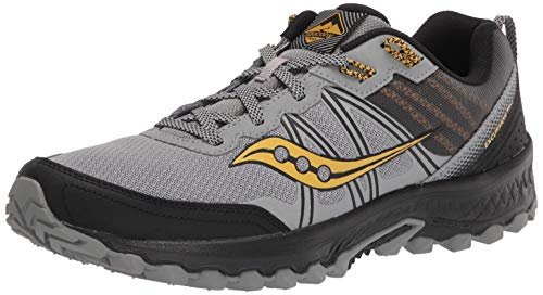 Saucony Men's Excursion TR14 Trail Running Shoe, Grey/Gold,...
