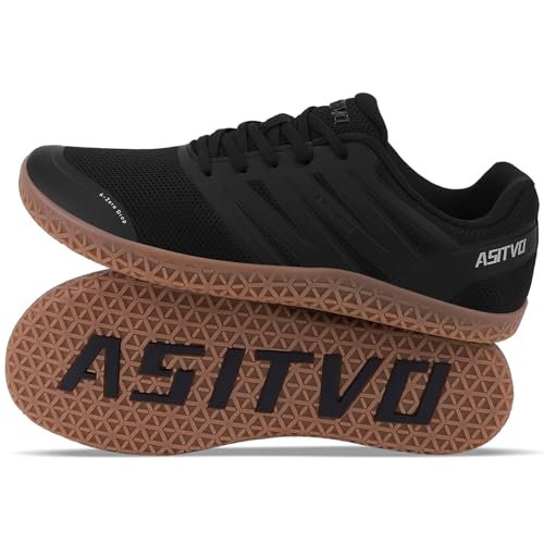 ASITVO Wide Men's Barefoot Zero Drop Sole Walking Sneakers