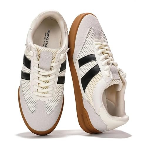 Project Cloud 100% Genuine Leather Casual Sneakers for Women