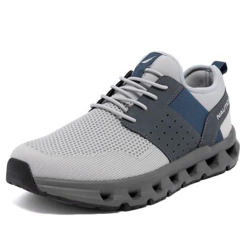Nautica Men’s Athletic Sneakers, Breathable Mesh Running...