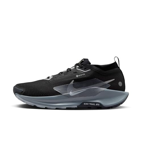 Nike Mens Pegasus Trail 5 Gore-TEX Black/Wolf Grey Running...