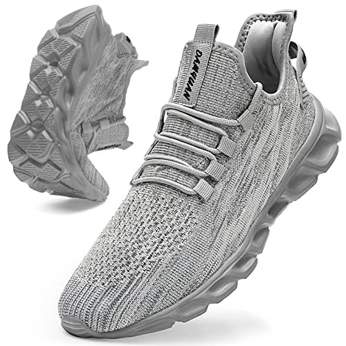 QIJGS Running Shoes for Men Gym Tennis Athletic Mesh...